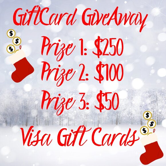 Giftcard Giveaway Flyer! Happy Holidays! Read Below for Rules! - Picture 2 of 5